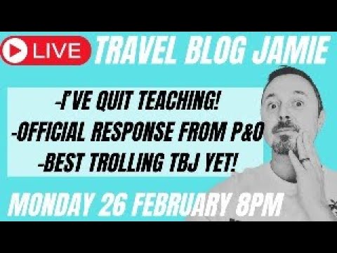 Monday Night LIVE with Travel Blog Jamie 26 Feb '24