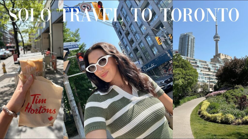 VLOG: SOLO TRIP TO TORONTO! shopping, eating, exploring in canada (alone)